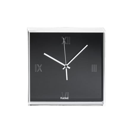 Orologio murale Tic & Tac materiale plastico nero / da tavolo o da parete - Philippe Starck, 2010 - Kartell