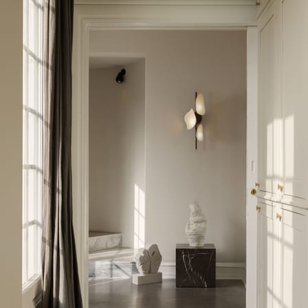 Applique Florii 3 plastique blanc / H 61 cm - NUURA