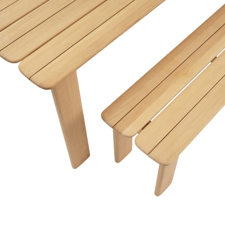 Banc Assemble bois naturel / L 180 cm - Muuto