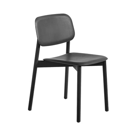 Chaise empilable Soft Edge 60 bois noir - Hay
