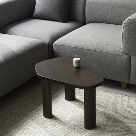 Sculp Small Coffee table wood brown / 65 x 45.5 x H 39 cm - Normann Copenhagen