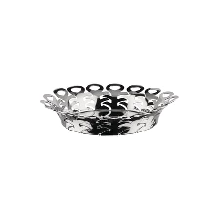 Corbeille Vimini métal argent Large / Ø 27 cm - Alessi
