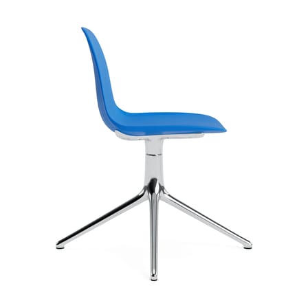 Drehstuhl Form 4L plastikmaterial blau - Normann Copenhagen