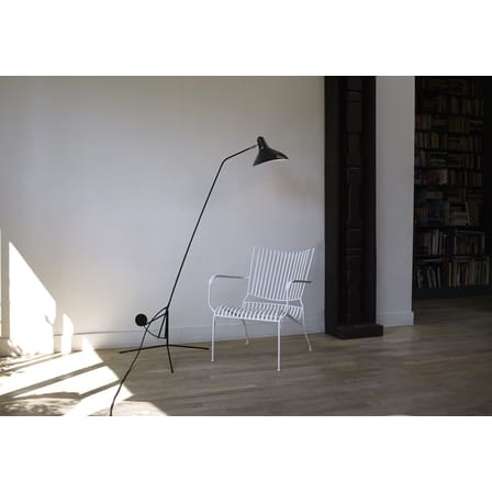 Lampadaire Mantis BS1 métal noir / Schottlander - Réédition 1951 - Tripode - DCW éditions