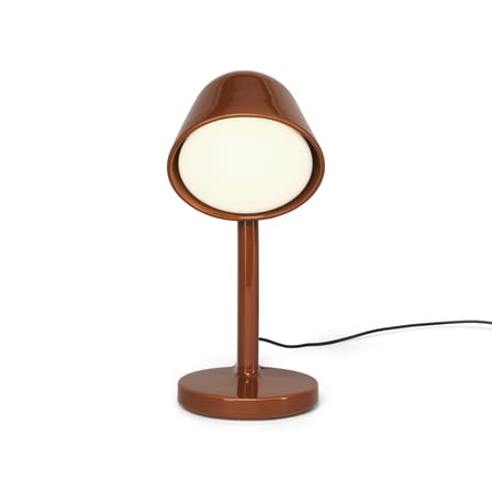 Lampe de table Céramique Down céramique rouge / Ronan Bouroullec - Fabriqué à la main - Flos