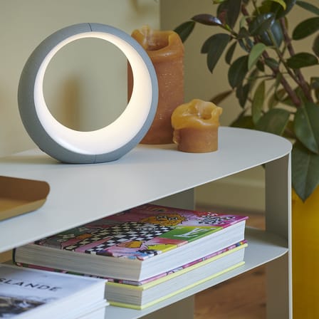 Lampe sans fil rechargeable Hoopik LED métal gris / Ø 24 cm - Fermob