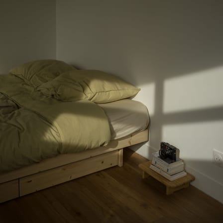 Lit double Kanso / Pour matelas 160 x 200 cm - 4 tiroirs - KARUP
