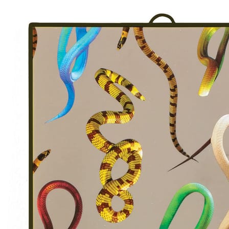 Miroir Toiletpaper plastique multicolore / Snakes - Medium H 30 cm - Seletti