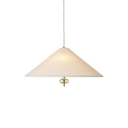1967 Pendant textile beige / Fabric Ø 56 cm - Without counterweight / 50' relaunch - Gubi