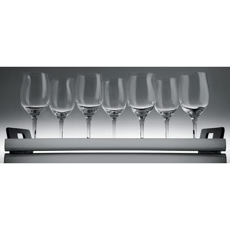 Plateau Vassily métal noir / Acier - 45 x 30 cm - Alessi