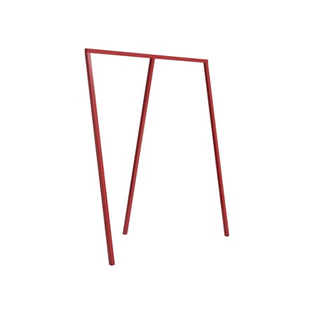 Portant Loop Stand Wardrobe métal rouge / L 130 x P 60 x H 150 cm - Hay