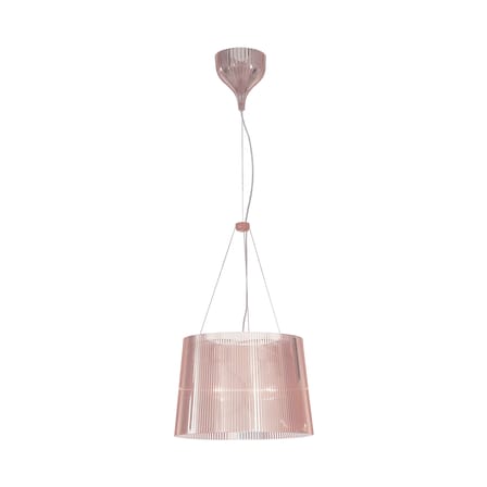 Suspension Gé plastique rose / Ø 37 cm - Matériau recyclé - Kartell