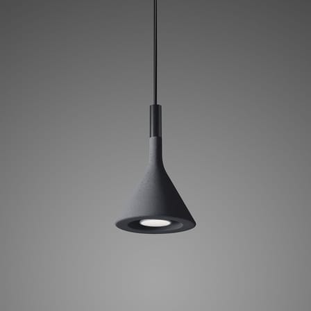 Suspension Mini Aplomb / Ciment - Ø 11,5 x H 21 cm - Foscarini