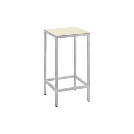 Tabouret haut Alu Stool métal blanc / Medium - H 65 cm - valerie objects