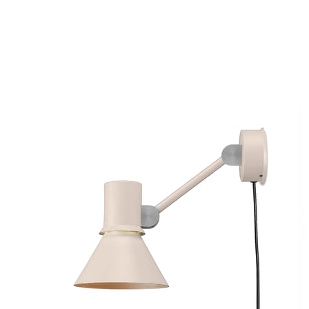 Wandleuchte mit Stromkabel Type 80 W2 metall beige / Gelenkarm – Netzanschluss - Anglepoise