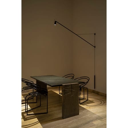 Applique avec prise Swan LED métal / Orientable - L 184 cm - Nemo