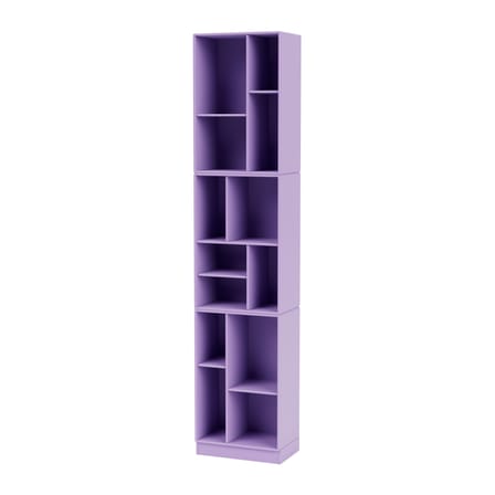 Bibliothèque Loom bois violet / L 46.8 x P 30 x H 215.8 cm - MONTANA