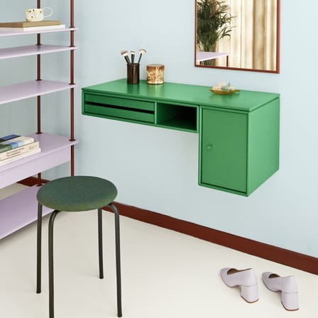Bureau mural Bureau bois vert / L 93.8 x Prof. 38 cm - MONTANA