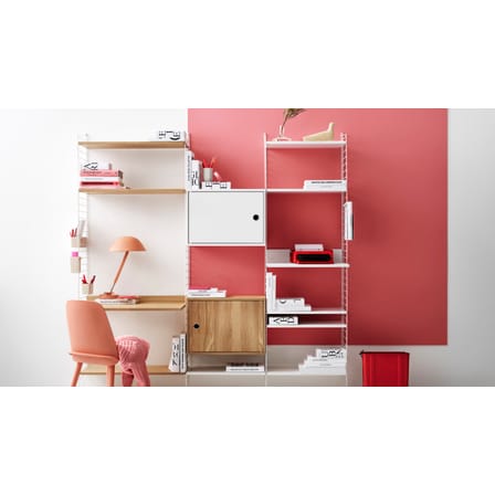 Caisson / 1 porte battante chêne - L 58 x P 30 x H 42 cm - String Furniture