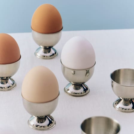 Eierbecher Essential metall silber - Hay