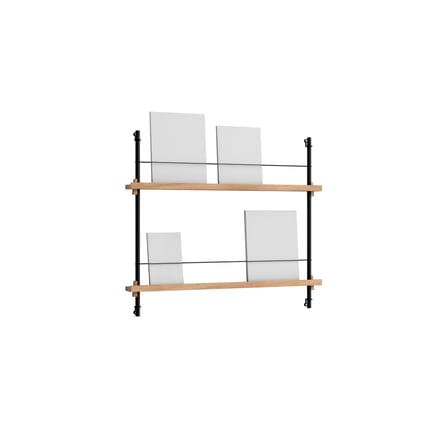 Étagère Magazine Shelving – MS.65.1 bois naturel / Pour livres et magazines - L 85 x H 73 cm - MOEBE