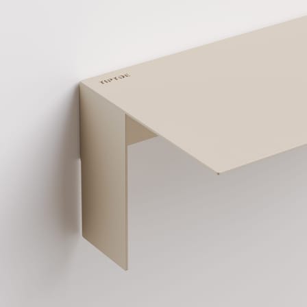 Étagère Pli Floating métal blanc / 45 x 20 cm - TIPTOE