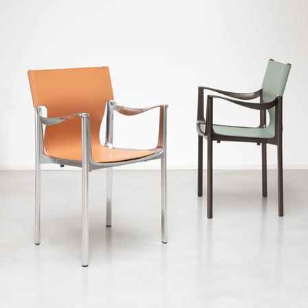 Fauteuil Venice cuir vert - Magis