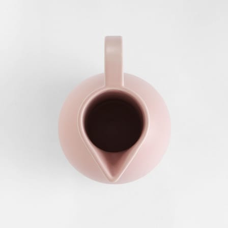 Karaffe Strøm Large keramik rosa / H 28 cm - Keramik / Handgefertigt - raawii
