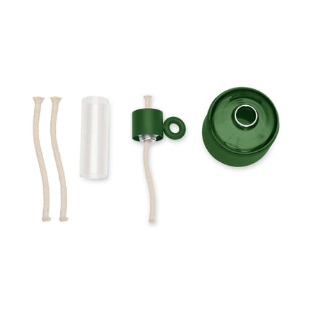 Lampe à huile Flamtastique XS vert / H 22,5 cm - Indoor - Fatboy