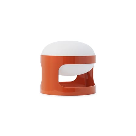 Lampe de table KD28 plastique orange / Joe Colombo, 1967 - Recyclé - Kartell