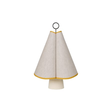 Lampe sans fil rechargeable Hornbæk LED toile beige - Gubi