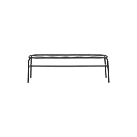 Panchina Vig metallo nero / L 150 cm - Normann Copenhagen