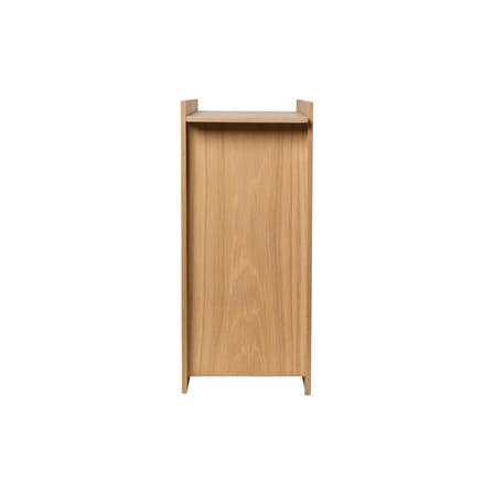 Pattumiera Sama Large legno naturale / H 50 cm - Secchiello interno in plastica - Ferm Living