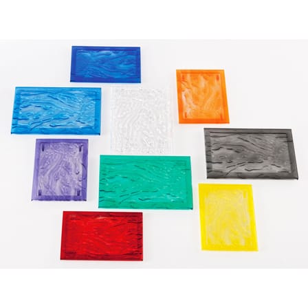 Plateau Dune Large plastique transparent / 55 x 38 cm - Kartell