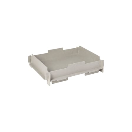 Plateau empilable Stacie bois gris / 44 x 34 x H 10 cm - MDF - BROSTE COPENHAGEN