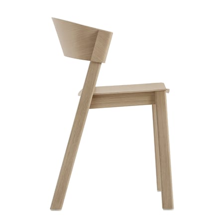 Sedia impilabile Cover legno naturale / legno - Muuto