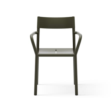 May Stackable bridge armchair metal green - NEW WORKS