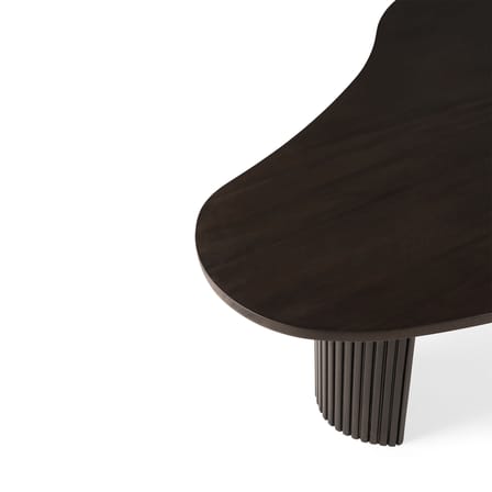 Table basse Boomerang bois naturel / 126 x 74 x H 40 cm - Acajou - Ethnicraft