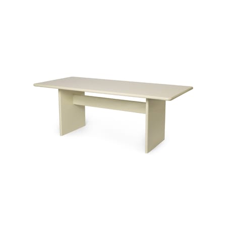 Table rectangulaire Rink Small bois beige / 200 x 90 cm - Ferm Living
