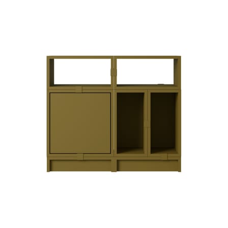 Accessoire / Socle L 43,5 x P 35 x H 10 cm - Pour module Stacked Medium - Muuto