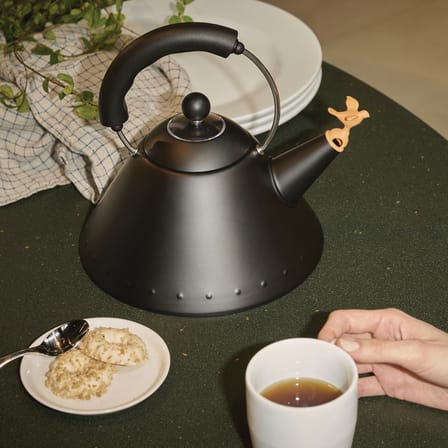 Bouilloire 9093 - Oisillon métal noir / Edition anniversaire 40 ans - 2 L /Induction - Alessi