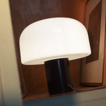 Lampe de table Bellhop Glass T verre marron - Flos