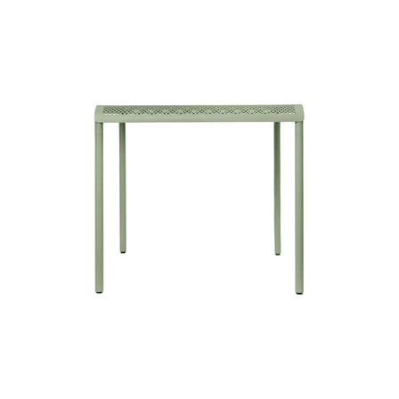 Table carrée Dapple métal vert / Perforé - 80 x 80 cm - Ferm Living