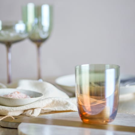 Set de 4 verres Aston marron / 375 ml - Bloomingville