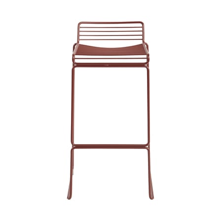 Tabouret de bar Hee métal orange / H 75 cm / Seconde vie - Hay