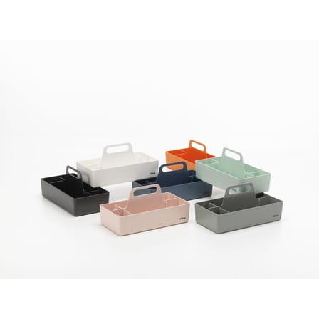 Bac de rangement Toolbox RE plastique orange / Recyclé - 32 x 16 cm / Arik Levy, 2010 - Vitra