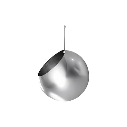 Blumenampel Globe Small metall silber / Ø 17 cm - AYTM