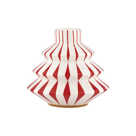 Bougeoir Delight céramique rouge / Décoré à la main - Alessi