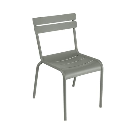 Chaise empilable Luxembourg métal vert - Fermob