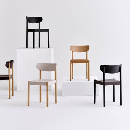 Chaise Pack 10 marron / Polypropylène recyclé - Hay